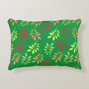 Coussins Décoratifs Feuilles d'automne colorées aux tons chauds