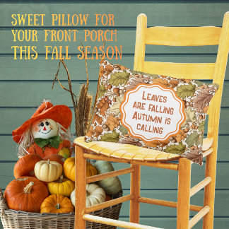 Coussins Décoratifs Feuilles d'automne personnalisées de William Morri