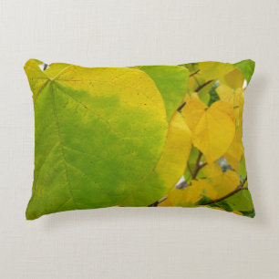 Coussins Décoratifs Feuilles jaunes et vertes de Cercis