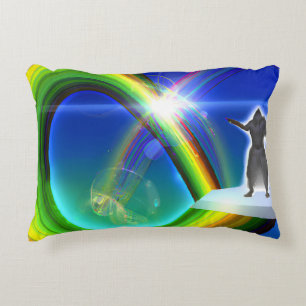 Coussins Décoratifs Figure de mystère au Stargate interdimensionnel