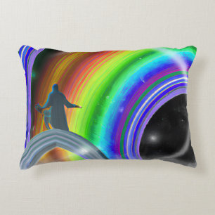 Coussins Décoratifs Figure de mystère au Stargate interdimensionnel