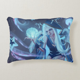 Coussins Décoratifs Fille au croissant de lune