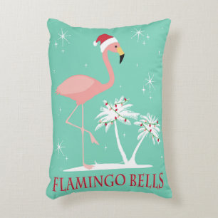 COUSSINS DÉCORATIFS FLAMANT ROSE RETRO NOËL VINTAGE MODERNE