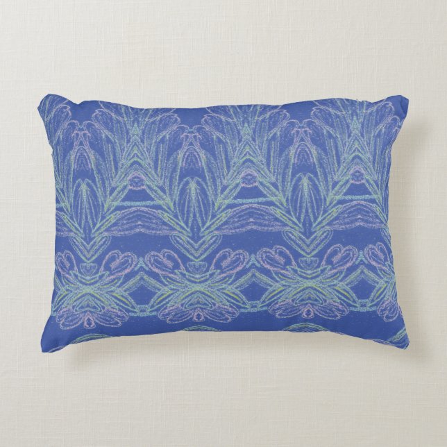 Coussins Décoratifs Flèches douces bleu (Devant)