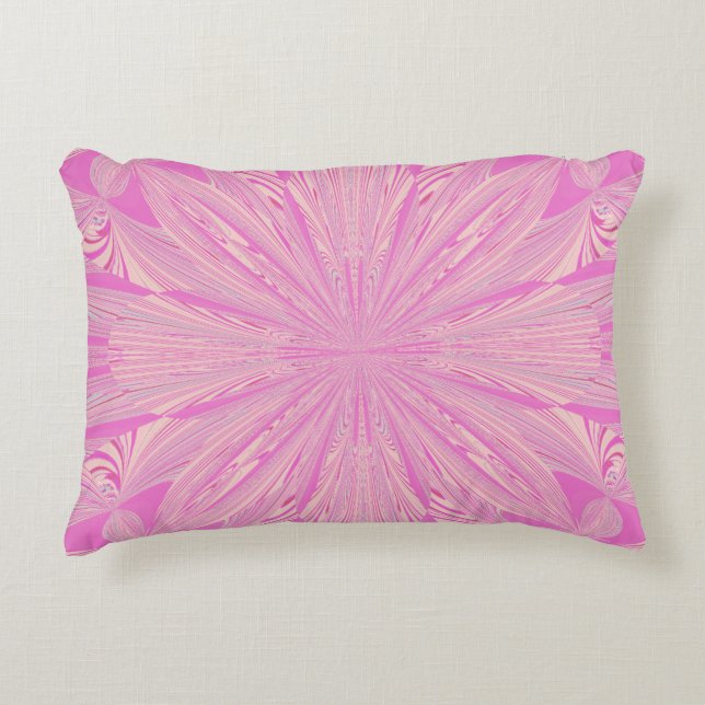 Coussins Décoratifs Fleur abstraite pourpre de jolie orchidée belle (Devant)