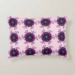 Coussins Décoratifs Fleur magenta en fleurs Fleur botanique moderne
