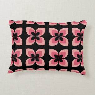 Coussins Décoratifs Fleur rose bicolore
