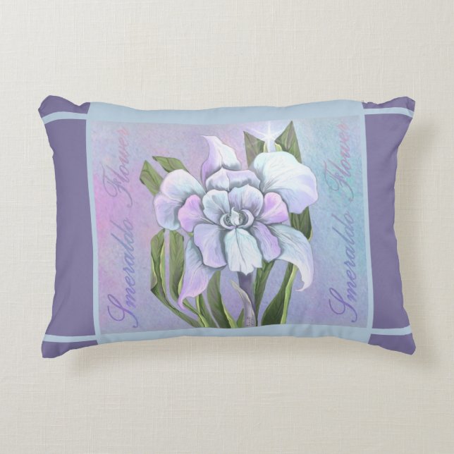 Coussins Décoratifs Fleur Smeraldo (Devant)