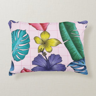 Coussins Décoratifs Fleur tropicale : motif feuille sans soudure