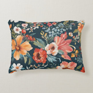 Coussins Décoratifs Fleurs d'aquarelle Extraordinaires