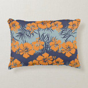 Coussins Décoratifs Fleurs d'Hibiscus : Papier peint Vintage