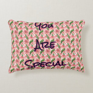 Coussins Décoratifs Fleurs personnalisées et sur mesure à l'aquarelle