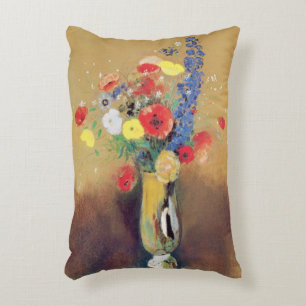 Coussins Décoratifs Fleurs sauvages dans un vase Long-étranglé, c.19