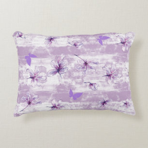 Coussins Décoratifs Fleurs violettes