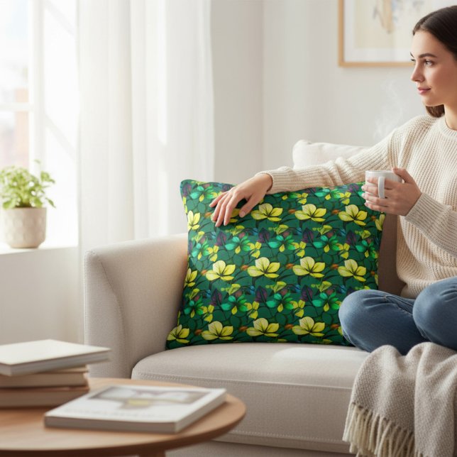 Coussins Décoratifs Floral (Créateur téléchargé)
