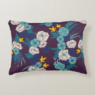 Coussins Décoratifs Floral jungle with snakes seamless pattern, tropic