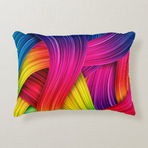 Coussins Décoratifs fond abstrait coloré, couleur,