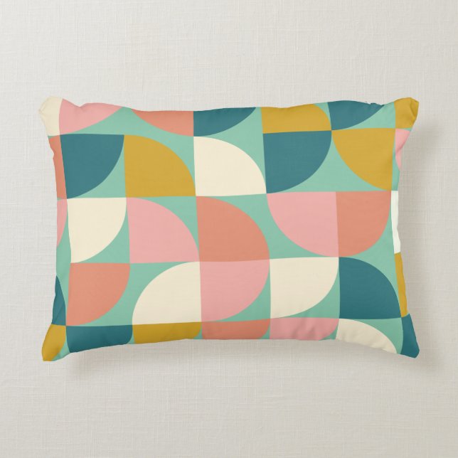 Coussins Décoratifs Formes géométriques modernes et colorées Motif Tur (Devant)