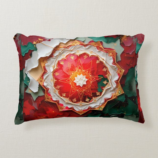 Coussins Décoratifs Frequency Abstract Christmas Festive Sovereignty  (Devant)