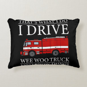 Coussins Décoratifs Funny Firefighter C'est ce que je fais Conduire We