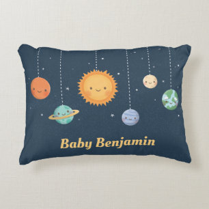 Coussins Décoratifs Galaxie du Soleil et des Planètes de l'Espace Exté