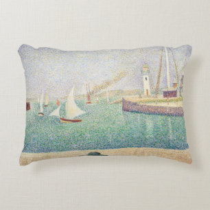 Coussins Décoratifs Georges Seurat - Entrée du Port de Honfleur