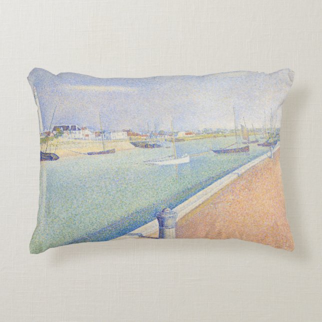 Coussins Décoratifs Georges Seurat - Le chenal des cimes (Devant)