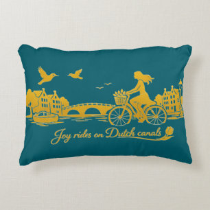 Coussins Décoratifs GoldAmsterdam Abstrait Romantique Vintage StreetRi