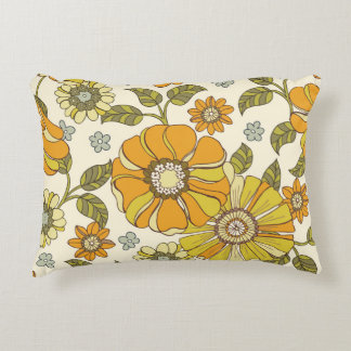 Coussins Décoratifs Grande Échelle Colorée Façonnée À Main Florale Mer