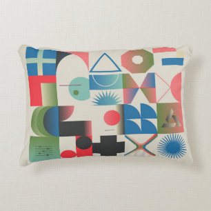 Coussins Décoratifs Graphisme de conception généraliste de comp bizarr