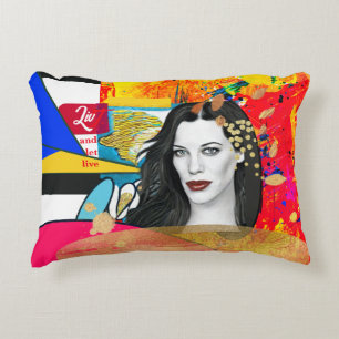 Coussins Décoratifs Gras dynamique esthétique Live N laissez Liv Tyler
