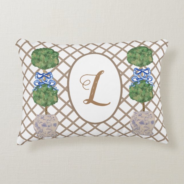 Coussins Décoratifs Green Chinoiserie Ginger Jar Jars Panier T (Devant)