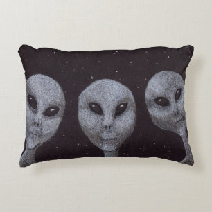 Coussins Décoratifs Gris Alien