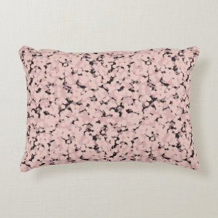 Coussins Décoratifs gris rose charbon abstrait