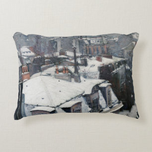 Coussins Décoratifs Gustave Caillebotte - Toits dans la neige