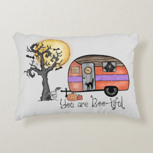 Coussins Décoratifs Halloween Camping   Vous êtes indigne