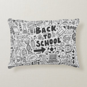 Coussins Décoratifs hand draw doodle school element