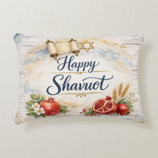 Coussins Décoratifs Happy Shavuot, Feast of Weeks, Chag Shavuot Sameac