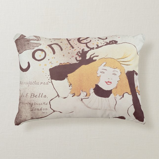 Coussins Décoratifs Henri de Toulouse-Lautrec | Confetti, 1893 (Devant)