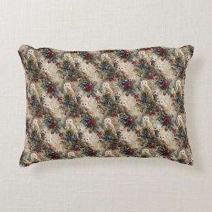 Coussins Décoratifs Hibou Floral Envoûtant