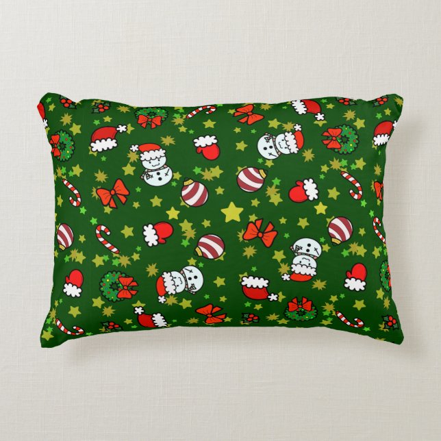 Coussins Décoratifs Holiday Snowman (Devant)