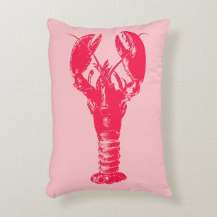 Coussins Décoratifs Homard de Fuchsia au rose pâle