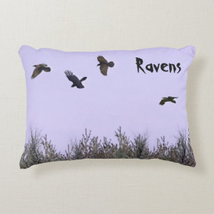 Coussins Décoratifs Horloge des ravens