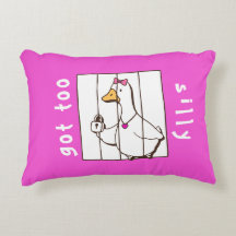 Hot Pink Got too Silly Funny Goose