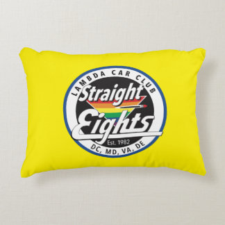 Coussins Décoratifs Huit Droites/LCCI Jeu d'oreiller (Jaune)