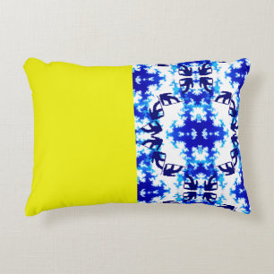 Coussins Décoratifs Ice Blue Snowboard Sky Yellow Snowboard Sport