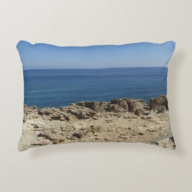 Coussins Décoratifs Îles grecques Paysage méditerranéen (Devant)