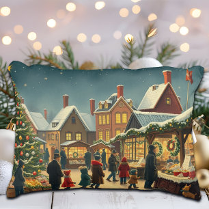 Coussins Décoratifs Illustration de Noël Vintage