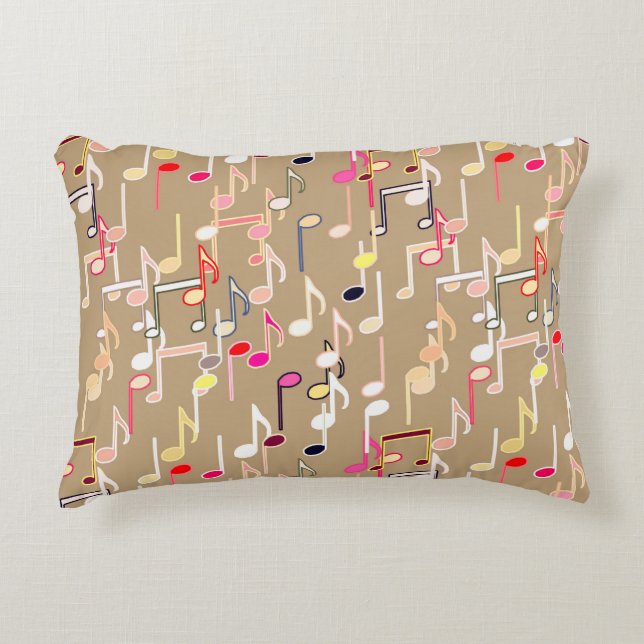 Coussins Décoratifs Impression musicale - violet violet, multi (Devant)
