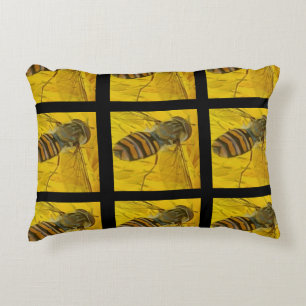 Coussins Décoratifs Insecte Jaune Et Noire